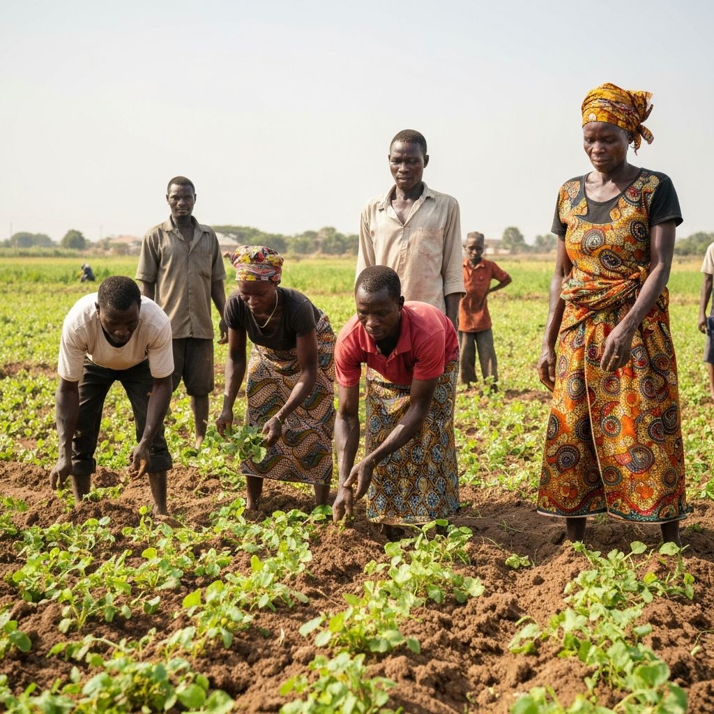 Community farming in Enugu Nigeria